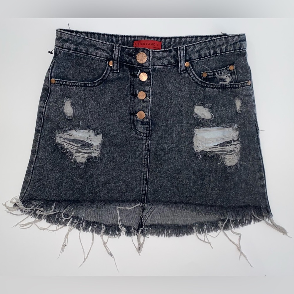 Signature8 Denim Skirt Size Medium